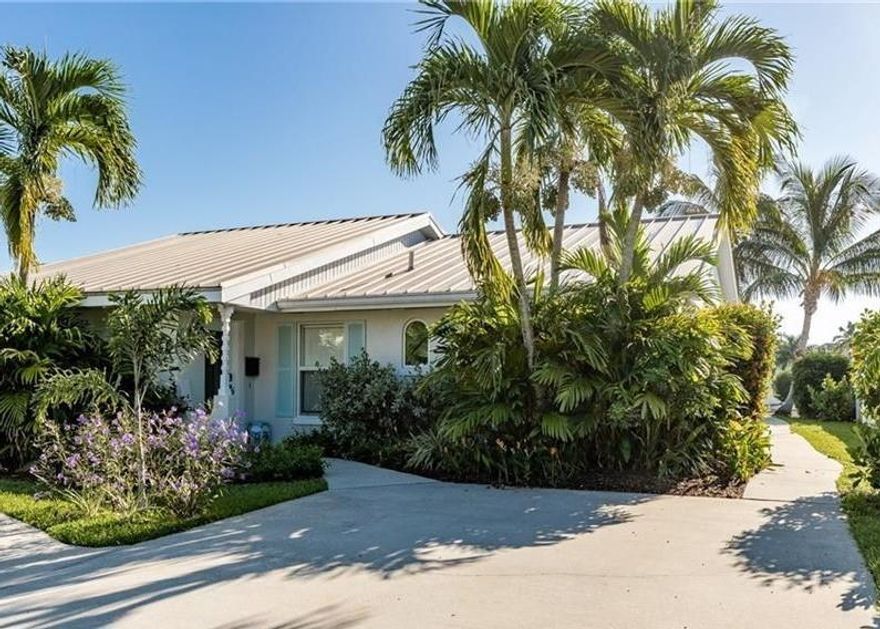 Enjoy direct water access while NOT in a flood zone from this well-maintained 2/2 waterfront property. Move in ready with Impact windows, metal roof and 2021 A/C. Perfect for year-round living, a vacation home, or an investment property with strong rental potential. Open living area, functional kitchen, and private outdoor space overlooking the water. Convenient location close to shopping, dining, and local marinas. Bring your boat, kayak, or paddleboard — this property offers the best of waterfront living and investment opportunity in one.