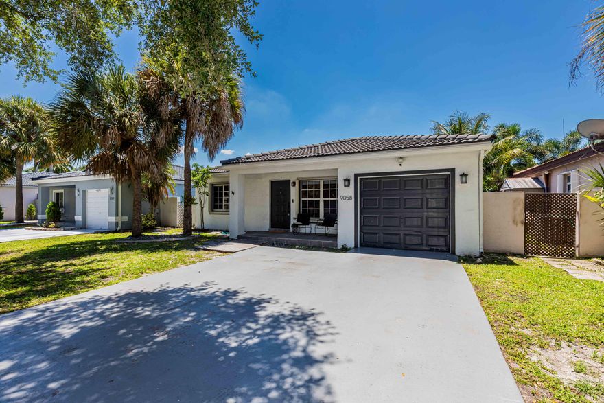 Beautifully renovated one story home in Lakes on the Green North, located in the sought after Palm Springs North area of Miami Lakes! This 3-bedroom, 2-bath home features a modern kitchen with new appliances, updated bathrooms, and a luxurious primary suite with a double shower. Freshly painted interior with ceramic flooring throughout and built-in closets in all bedrooms. Enjoy peace of mind with a tankless water heater, new air ducts and insulation, accordion shutters, and a freshly painted roof. Additional highlights include custom blackout shades and a sleek slate driveway. Located in a gated community near major highways, shopping, dining, and more. Move-in ready! HOA includes landscaping and cable!