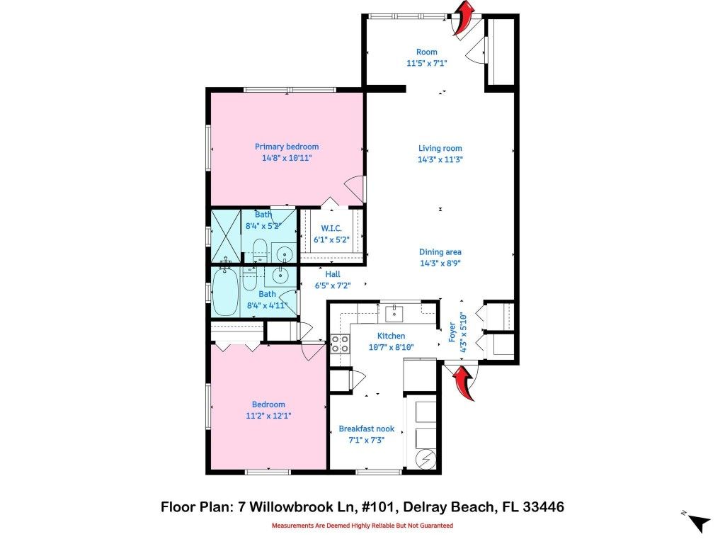 Photo of 7 Willowbrook Lane #101, Delray Beach, FL 33446 (MLS # F10548977)