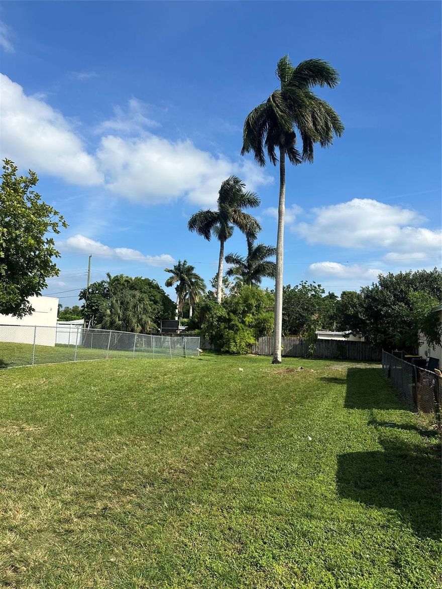 5,640 sq ft Vacant Commercial Lot for Sale. Property is in an improved area with favorable zoning. Location is one block off US1 and minutes from Beach, Airport, and Port Everglades.