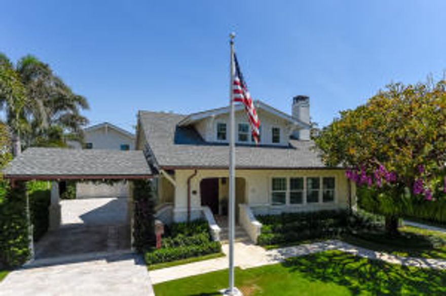 Winner of the Preservation Foundation's Polly Earl Award. Historic In-Town 5BR/4.5BA home features fireplace, impact glass, hardwood flooring, guest cottage, and 2 car garage.