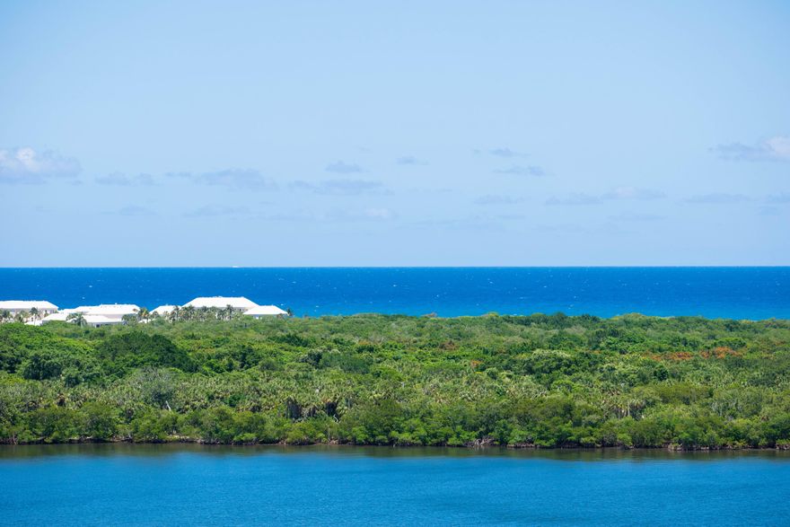 Enjoy beautiful Ocean, Intracoastal, and Marina views from this well-maintained 2-bedroom, 2-bathroom located on the 15th floor. Featuring many original details in exceptionally clean condition, this residence offers the perfect opportunity to move in as-is or customize to your taste. Floor-to-ceiling windows and a wrap-around covered balcony showcase the water views throughout the main living areas.  The spacious kitchen includes newer stainless steel appliances along with ample cabinet and storage space. A wet bar adds a great entertaining feature and could easily be converted into additional storage. The layout also includes a formal dining area and a separate laundry room complete with stackable washer/dryer, folding counter, and cabinetry. The primary suite offers dual vanities, a soaking tub, walk-in shower, and two walk-in closets. The guest bath features a tub/shower combination. With only four units per floor, this private corner unit offers comfort and convenience in a desirable waterfront community.  Residents of Old Port Cove enjoy 24-hour manned security, a waterfront walking path, and an on-site restaurant at the Marina. Cove Towers amenities include a heated pool, hot tub, saunas, BBQ area, library, and community room. One assigned covered parking space plus plenty of guest parking. Conveniently located close to shopping, dining, golf, and miles of beautiful beaches.