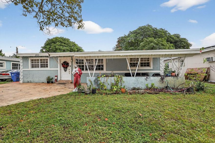 Enjoy this charming 3 bedroom, 2 bathroom home with a carport in a tranquil neighborhood in Miramar.  This home is in an excellent location at the perfect price!  NEW ROOF and A/C was installed in 2021.  Less than 4 miles from Hard Rock Stadium.  NO HOA and within minutes from the Florida Turnpike and I95!  Ideal for first time homeowners.  Must see!