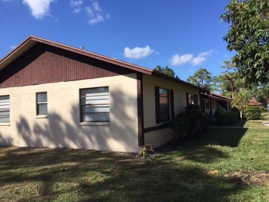 Bright 2 bedroom 1 bath single story villa with great screened and covered patio. Kitchen has granite counters and wooden cabinets. Tile throughout, no carpet. Tenant occupied with good tenant paying $1600 through January 2026.