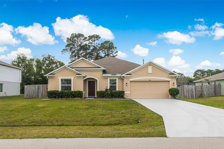Welcome to your dream home in Port Saint Lucie in a no HOA neighborhood! This spacious and well maintained home features 5-bedroom, 3-bathroom, 2-car garage and offers a serene and comfortable lifestyle. The open floorplan is perfect for entertaining guests. Having a large screened in patio leading out to the backyard with ample room for a pool, and numerous other amenities if desired, this property is a great find.  Situated in a prime location on a large lot, this home is just minutes away from major highways (Florida Turnpike and I-95) making commuting north or south a breeze. You'll also have easy access to the Tradition area, scenic Hutchinson Island, a ton of shopping/dining/grocery options, and several parks for outdoor enthusiasts.