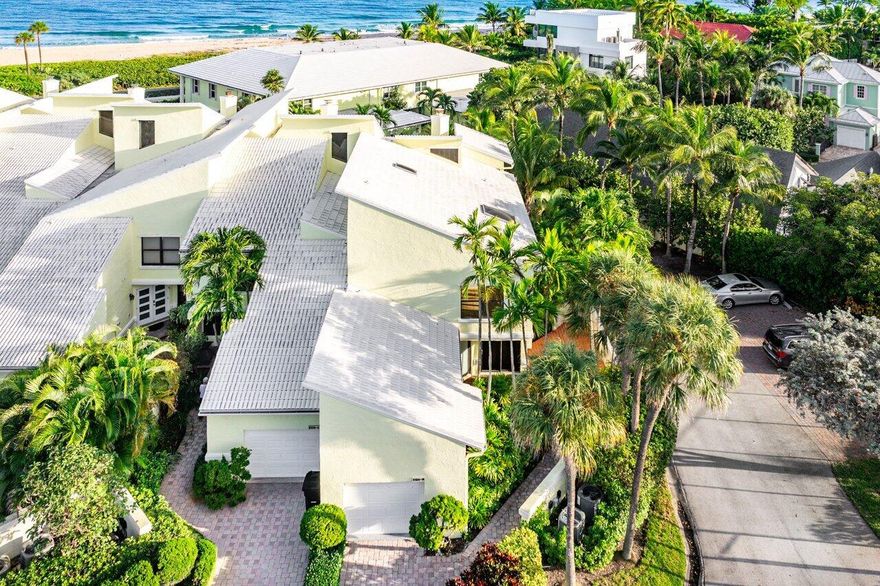 Rare corner townhome just steps from your own private beach! Welcome home to Ocean Ridge, where you will wake up to the sounds of the ocean, this home offers beautiful natural light, gorgeous sunsets and additional outdoor space to lounge, dine, or entertain. This residence offers a private garage, a gated community, and the peace of mind of impact windows and doors throughout, 2 NEW A/C units, new flooring, and a 2016 roof.

The community is charming and beautifully maintained, offering a true coastal lifestyle. Ideally located close to Palm Beach, downtown Delray Beach, incredible dining, and the best of South Florida living.
This is the standout home you've been waiting for.