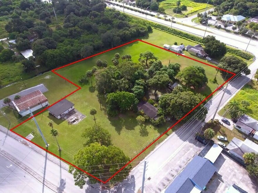 Rare opportunity to purchase 2.79 ac of commercial land located between Virginia Ave and Okeechobee Blvd. The property hosts excellent frontage from Okeechobee Blvd and 39th Street. The parcels are located 1.8 miles from I95 and Florida's Turnpike 0.8 miles from Indian River State College. Currently zoned for Commercial Office and Commercial General usage. Surrounding real estate residential properties and national & local retailers. Beaches 4-5 miles away.
