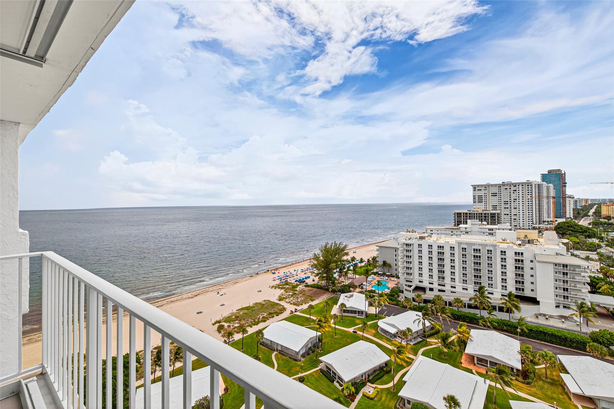 RARELY AVAILABLE 2 Bedroom / 2 Bath condo with additional den which can be used as an OFFICE or THIRD BEDROOM. This spacious 1650sf PENTHOUSE UNIT has HIGH ceilings and INCREDIBLE VIEWS of both the OCEAN and INTRACOASTAL as well as LAKE SANTA BARBARA and DOWNTOWN Ft. Lauderdale. GORGEOUS OCEAN views during the day, CITY LIGHTS by night! SUNNY SOUTH exposure on your private balcony! UPGRADED Kitchen with Stainless Steel Appliances and GRANITE Countertops. WASHER and DRYER in the Unit! The POMPANO AEGEAN is located on a WIDE section of SANDY BEACH in the very HEART of the highly sought after POMPANO BEACH neighborhood. A Short distance to POMPANO PIER and the FISHING VILLAGE with many shops and restaurants close-by. Heated POOL and HOT TUB, DIRECT BEACH Access, fitness center and more!