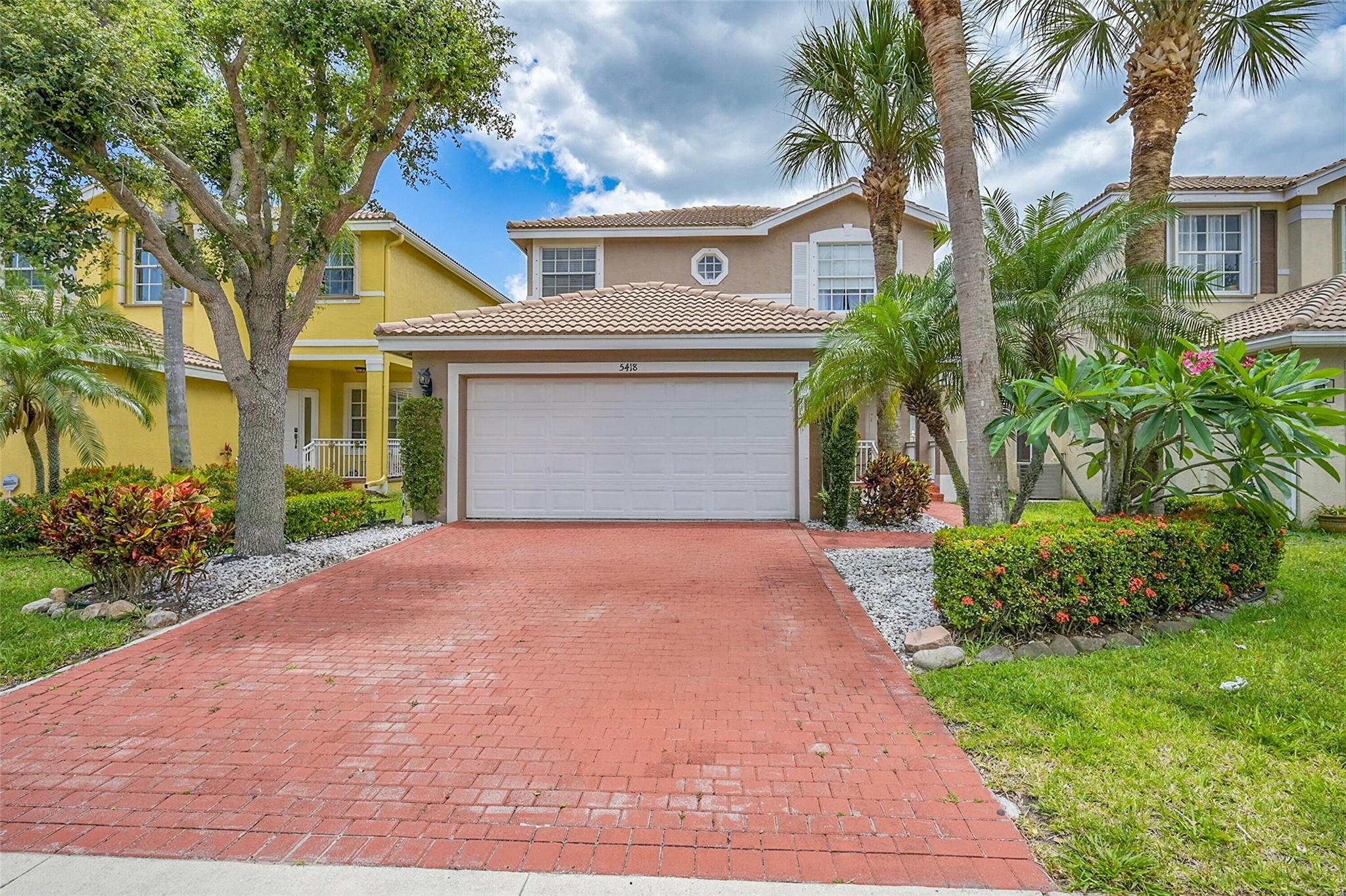 BACK ON THE MARKET!!! Step into this beautiful home featuring tile and laminate flooring throughout, providing easy maintenance. The kitchen has dark wood shaker cabinets, granite countertops and backsplash, and stainless-steel appliances. Recessed lighting illuminates the space. Enjoy the spacious primary suite, offering a private retreat after a long day. The fenced-in yard provides a secure and private outdoor space perfect for relaxing or entertaining.
This home is located within a desirable gated community that boasts an array of amenities for an active lifestyle. Residents have access to a fitness center, basketball courts, a playground, and a sparkling pool.