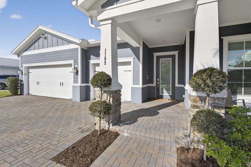 LOADS OF CUSTOM IMPROVEMENTS! Enjoy peace of mind all year round with a 2 year NEW WHOLE HOME GENERAC generator. From the moment you enter Arden the feel of HOME is overwhelming! As you approach this home you exhale as you pull in to your custom appointed garage, complete with LED Prime lighting, full SwissTrax flooring AND a 2.5ton spit ac! Your home features a whole home 7 stage water filtration system with pharmaceutical grade filter installed 2023! This home flows as soon as you open your front door. Wide open spaces lead your eyes right thru to the rear of your home, completely fenced with custom Clusia landscaping surrounding the oversized rear yard for extra privacy. Holidays and entertaining are made easy and inviting with a huge kitchen island that overlooks the main living area.  Your master retreat is relaxing with upscale lighting and appointments, while the master closets are rich with custom designs and soft closing customs cabinetry! For your convenience a 4th bedroom with a double door entry can be used as a home office, play area or a bedroom!  This home is a MUST SEE and unique to the Messina floorplan.  DO NOT MISS THIS!