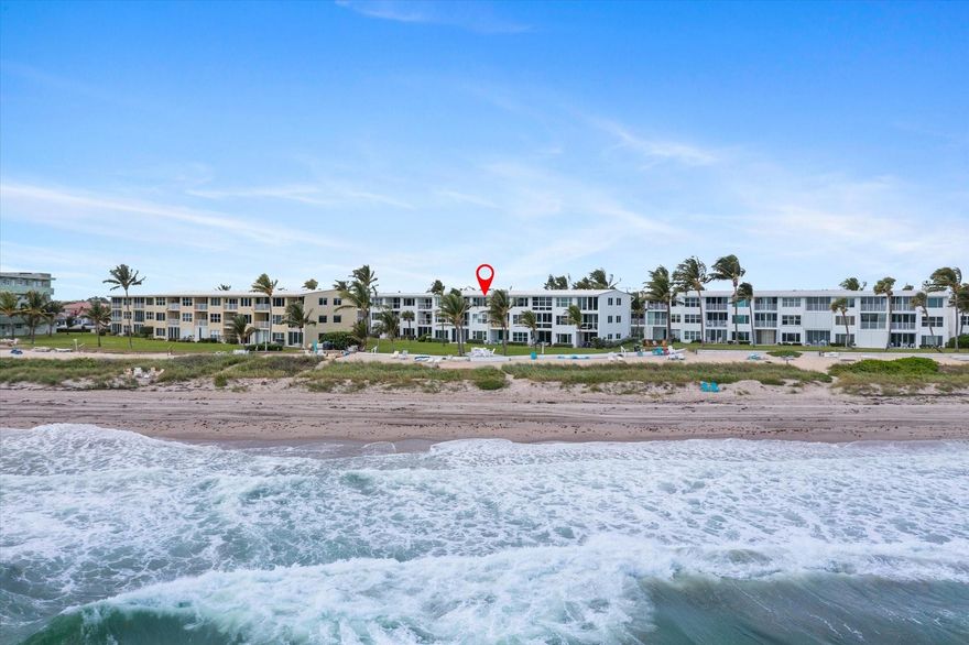 Come Live by the Sea — where sunrises over the ocean awaken you, and the soft sound of waves lull you to sleep. This fabulous corner unit showcases breathtaking ocean views throughout via impact windows and doors. The light and airy interior features a crisp white island kitchen with granite counters and stainless-steel appliances. Enjoy your morning coffee or evening glass of wine on the spacious balcony directly overlooking the beach, ocean, and manicured landscape. Nestled between the ocean and Intracoastal, residents enjoy a serene quintessential coastal lifestyle while remaining close to everything South Florida has to offer.