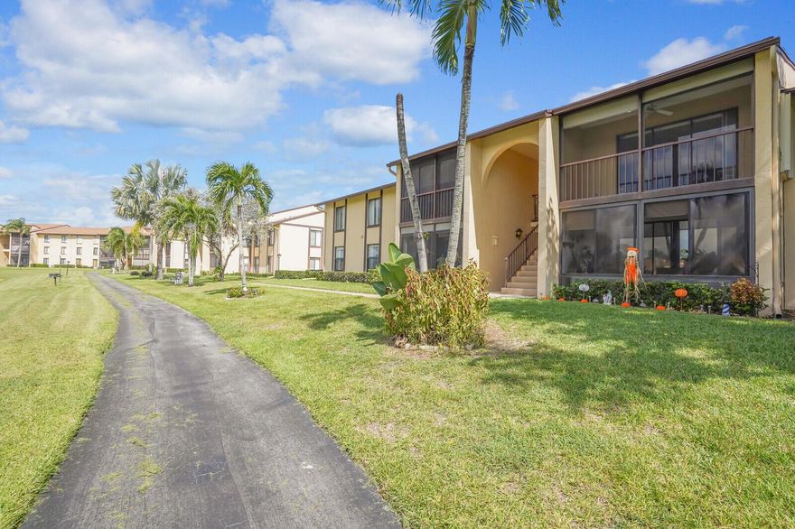 LAKE VIEWS from ALL Main Rooms of this 2nd floor! This Beautiful 2Bd/2Bath condo is Lovingly Maintained by Owner.  THIS IS A 55 AND OLDER COMMUNITY