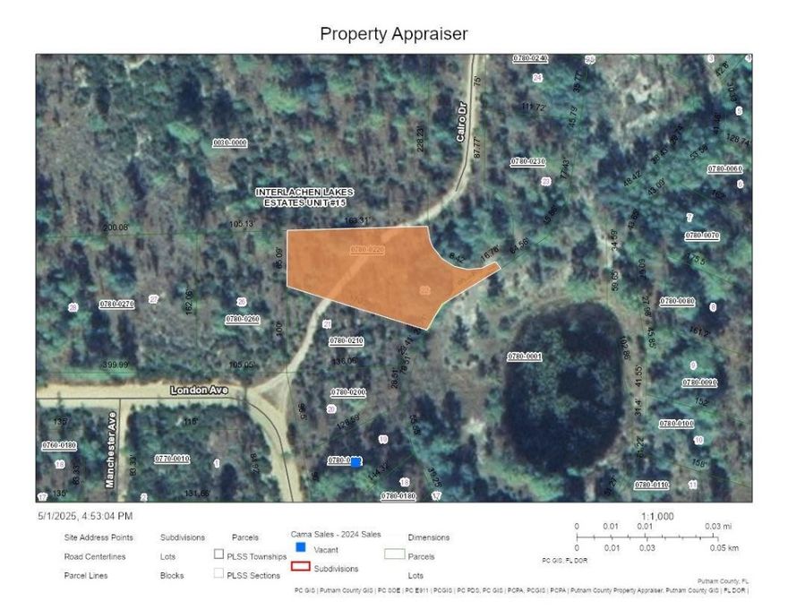 PRICE REDUCED FOR QUICK SALE — NOW $6,000. Excellent investment opportunity in Interlachen, Putnam County. Ideal for land investors, builders, or long-term hold. Seller is motivated and offers fast closing. Seller will convey marketable title by Warranty Deed. Additional nearby properties may be available—contact listing agent for details.