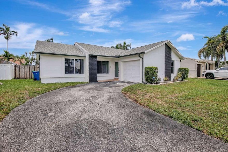 Beautifully Renovated 3- bedroom Pool Home in Sunrise located in a quiet, friendly neighborhood. No HOA. This move in ready property features modern upgrades and offers a perfect balance of comfort and convenience. Enjoy long-term peace of mind with major updates already completed: New impact windows for storm protection and energy efficiency 8 year old roof, 7 year old A/C and water heater New LED lighting throughout the home Private, fully fenced backyard with a sparkling pool- perfect for relaxing or entertaining Situated just minutes from Sawgrass Mills, top - rated schools, dining and major highways- this homes ideally located for easy living.