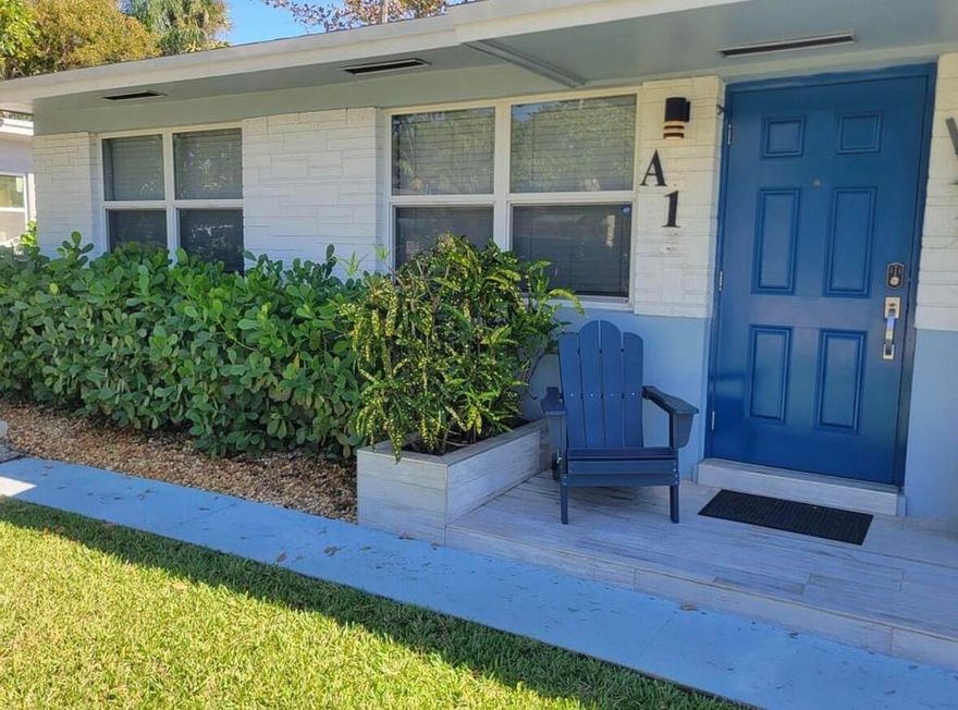 NO HOA and quick approval process! Fully furnished and newly renovated apartment available for an annual lease, ideally located directly across from beautiful Lake Osborne. Enjoy peaceful lakeside walks and easy access to Downtown Lake Worth's shops, dining, and entertainment. This comfortable, move-in ready residence offers convenient common laundry facilities, private parking, and a pet-friendly environment. Residents can also enjoy the landscaped grounds and a shared outdoor patio area with a barbecue and gazebo, perfect for relaxing and enjoying the Florida sunshine. The property is conveniently located near parks, hospitals, and everything Lake Worth has to offer.