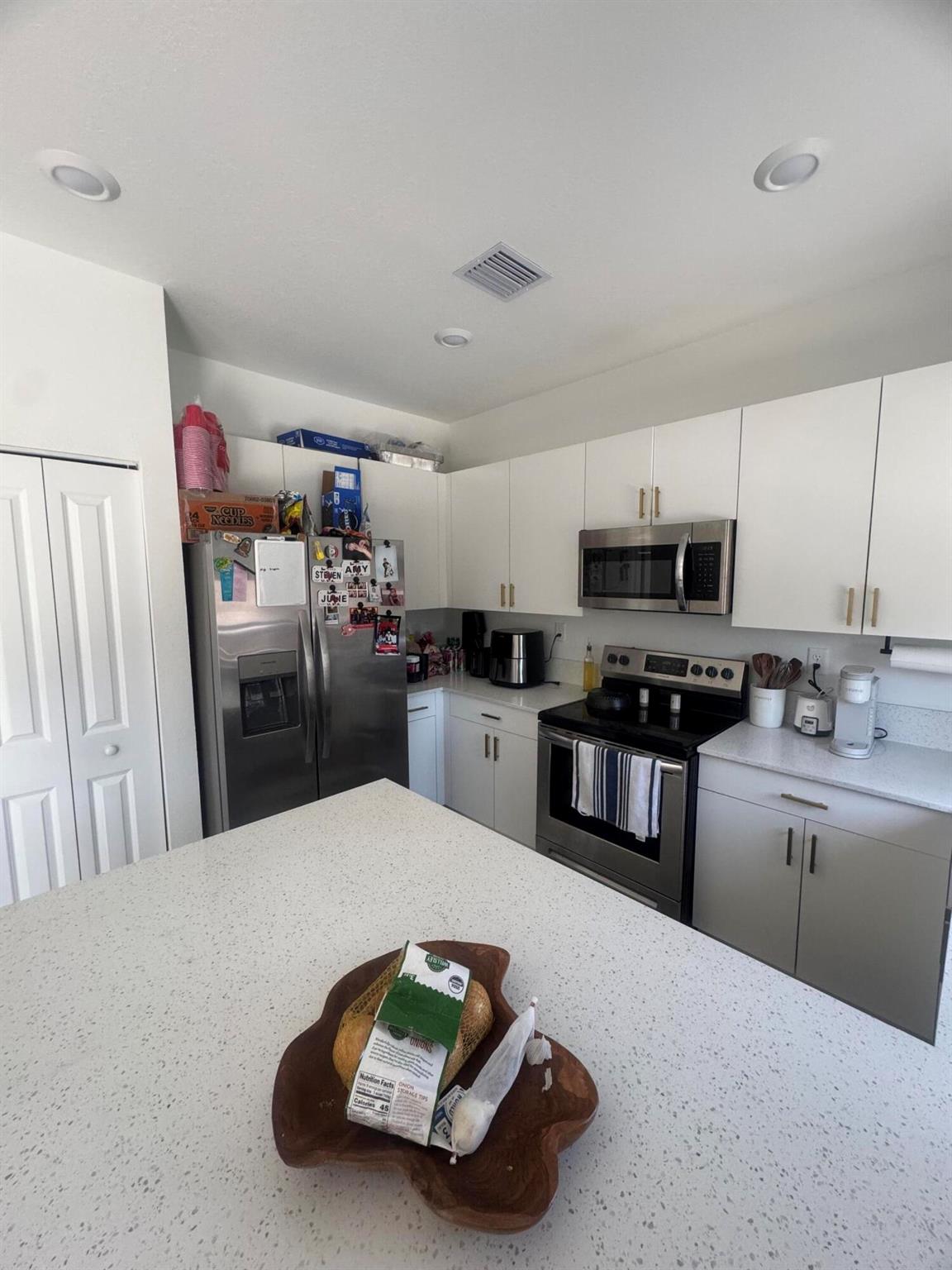 An Impeccable Like New Two-Story Townhome! 3 Bedrooms Located in the Exclusive Crystal Cay Development. Built in 2022! Featuring 1335 sq ft. This Spacious Townhouse offers Modern Living at its Finest.Spacious Kitchen with Quartz & Stainless steel Appliances Overlooks the Fenced and Paved backyard,, Perfect for Entertaining and BBQ. The Community offers a Swimming Pool, Sundeck areas, Dog park, Gym and a Country Club to Host your Own Family events. Professionally installed Tesla Charging Station Close to Restaurants and Shopping centers. LOW HOA! Call Listing Agent to Schedule a Private Showing.