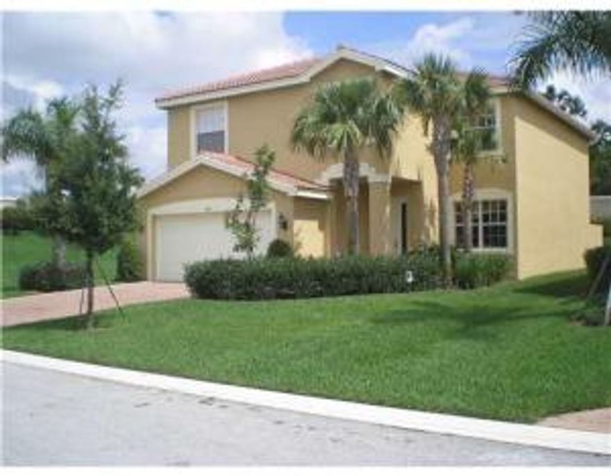 New stainless steel appliances will be installed prior to move in date. Unfurnished beautiful house on corner lot, with marble and granite floors. Gated community with soccer field, tennis court, volleyball court, gym, pool and basketball. Basic cable is included. Tenant must have GOOD CREDIt!