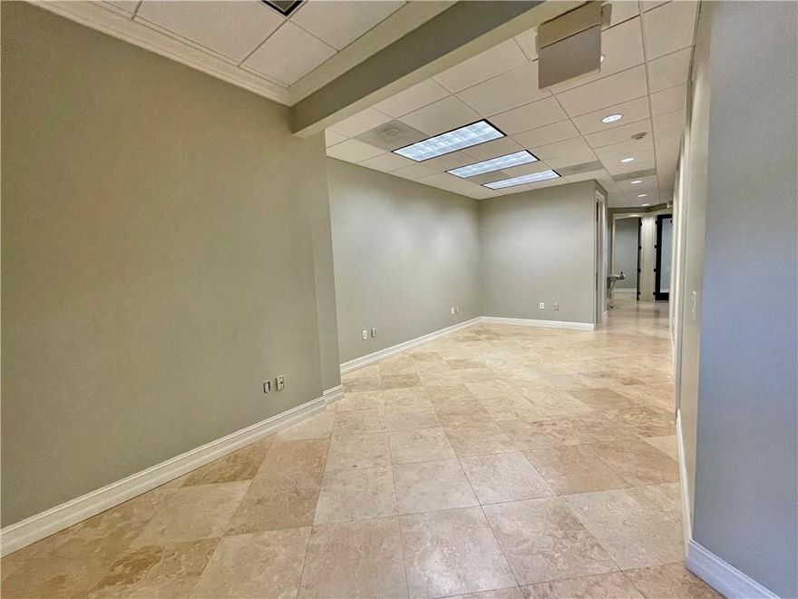Modern finished ground floor office unit for lease! Suite 102 has 4 private offices, 1 larger conference room, and a open work area. Easy access located in the Coral Springs Professional Campus right off of the Sawgrass Expressway and University Drive exit.