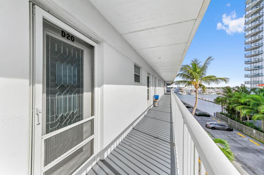 Discover an incredible rental opportunity directly on the Intracoastal! This 1-bedroom, 1-bath condo is a hidden gem that perfectly blends modern style with waterfront tranquility. Step inside to find a bright, open-concept living space where the kitchen has been thoughtfully opened up to maximize flow and light, complemented by updated decor and contemporary fixtures. The unit features essential modern comforts, a large screened patio extends your living space outdoors, offering a private oasis to enjoy the gentle coastal breeze and soak in the Florida lifestyle. this residence offers unmatched flexibility and comfort.