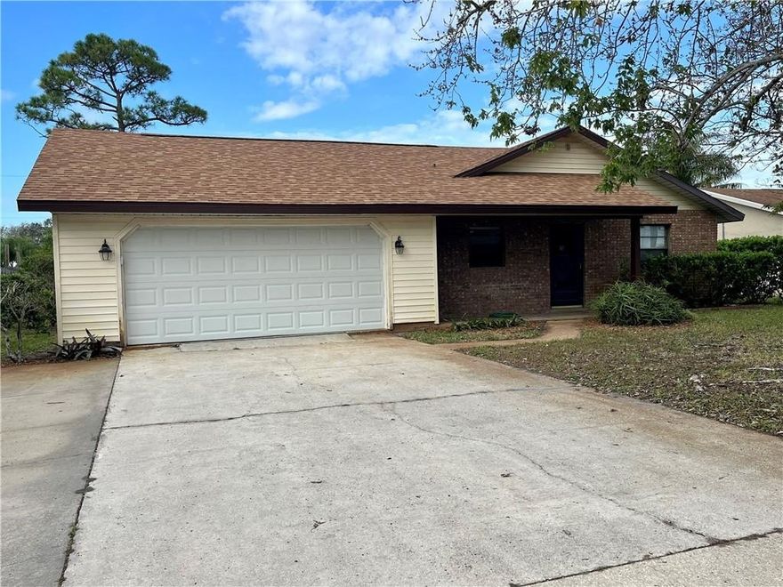 This 3/2/2 on a quiet cul-de-sac street in popular Indian River Heights is ready to update to your taste. Can't beat this location, minutes to all Vero Beach has to offer. Large kitchen and living area. Enclosed porch. New roof completed in 2020, hot water heater updated in 2021.  No HOA restrictions.  Lots of potential!