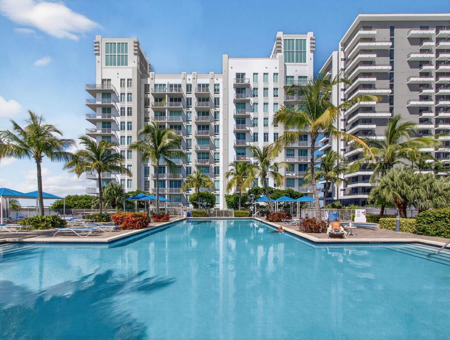 If living on the EDGE excites you; look no further. Loft style condo, Located in The Edge, this top-floor, industrial style 2 bed 2 bath condo in the heart of Downtown West Palm. Open floor plan that offers views of the city skyline. Rarely available this unit also includes 2 garage parking spaces for ultimate convenience.Residents enjoy exceptional amenities that included a resort style pool & spa, state of the art fitness center, clubhouse with pool table, business center, BBQ grills, hot tub. There is even a pet walk area. The Edge is ideal whether living here full time, part time retreat or for the season.Step outside and experience the vibrant lifestyle that makes this area one of South Florida's most desirable destinations from Cityplace, Clematis Street, Kravis Center, Convention C