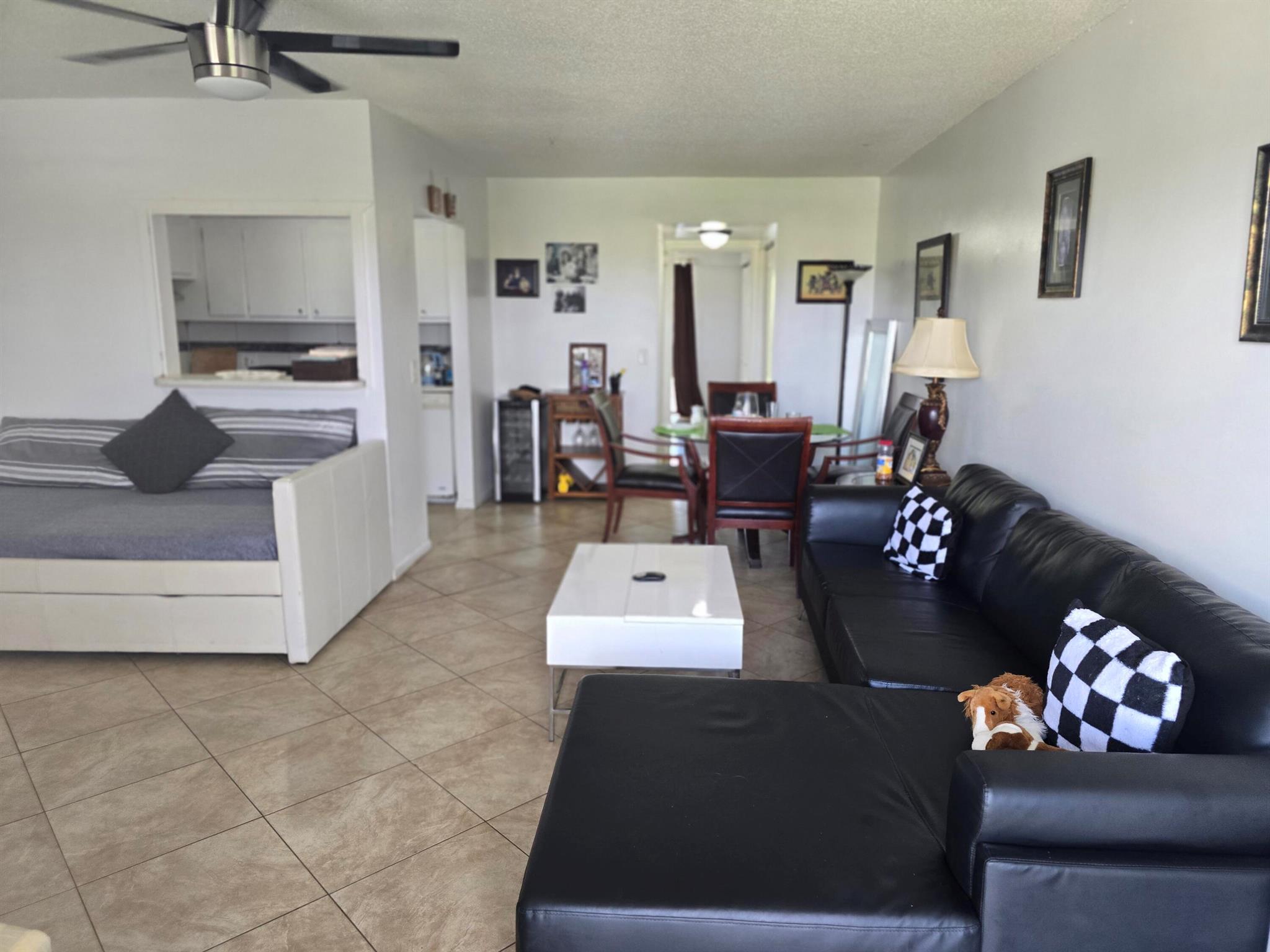 Light, Bright & Cozy 1-Bedroom in Century Village - Perfect for Investors or End-Users!Welcome to this inviting 1-bedroom, 1.5-bathroom unit located in the desirable Century Village Boca Raton community. This third-floor residence (with elevator access) features updated bathrooms and a smart layout that maximizes comfort and convenience.A fantastic opportunity for investors, as the unit can be rented immediately after closing--no waiting period!Century Village offers a resort-style lifestyle with amenities designed for enjoyment and relaxation, including: Community bus service, Swimming pool, Tennis courts, Theater, Clubhouse with daily activities, 24/7 gated security with guard accessThe association requires that at least one resident be 55+ years of age, making this a wonderful