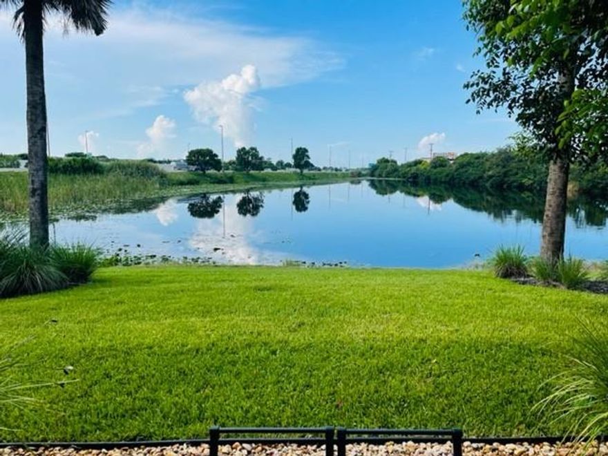 GORGEOUS LAKEFRONT HOME ON A PREMIUM LOT WITH AN EXTENDED PATIO OVERLOOKING THE LAKE.  NEWLY BUILT IN 2018 THIS CUSTOM HOME HAS ALL IMPACT WINDOWS AND DOORS, AND THE FAMILY ROOM, DINING ROOM, KITCHEN, AND THE PRIMARY BEDROOM ALL HAVE DIRECT WATER VIEWS.  THERE ARE CROWN MOLDINGS THRU OUT THE HOME, CORK WALLS IN THE DINING ROOM AND THE LIVING ROOM, AND STONE ON A WALL IN THE LIVING ROOM, THE ISLAND IN THE KITCHEN, AND THE KITCHEN BACK SPLASH.  ALL 4 BEDROOMS ARE EN SUITE, ALL HAVE WALK IN CLOSETS, AND ONE BEDROOM IS LOCATED ON THE MAIN LEVEL.  THE PRIMARY BEDROOM HAS DUAL SINKS, A LARGE SHOWER, A PRIVATE WATER CLOSET, AND 2 WALK IN CLOSETS.  MANOR PARC HAS A COMMUNITY POOL, A PLAYGROUND, AND A LOW HOA FEE OF $49 A MONTH.  BUYERS TO USE GUY EWING AT JK CLOSING ATTORNEYS TO DO THE CLOSING