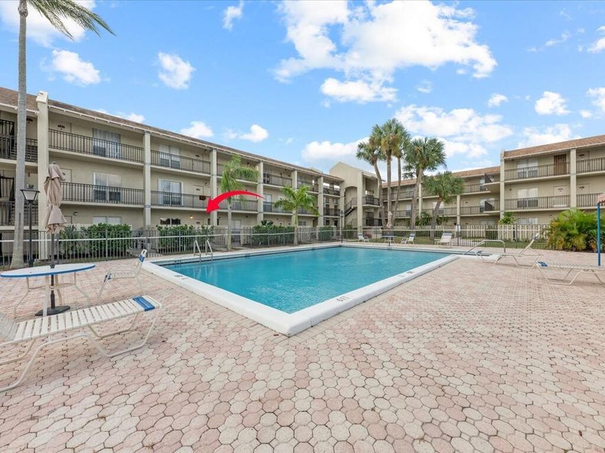 Fully Remodeled 1BR/1BA apartment offered as an annual Rental in Prime central location close to I-95 and Palm Beach Outlets.Located within a tranquil and secure community with Swimming pool and assigned parking. WATER is included in the rent.Easy to show, don't hesitate to schedule a showing.