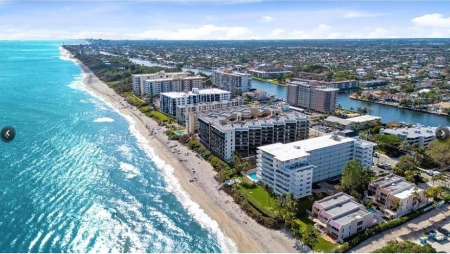 Discover this beautifully updated 2-bedroom, 2-bath corner unit on the first floor, featuring impact windows, tile flooring, and wood flooring in the master bedroom. Enjoy a charming front porch with ocean views in a meticulously maintained building. Amenities include a stunning pool, a rooftop terrace with BBQ and with breathtaking ocean vistas, and a private beach entrance just steps from your door. Available for rent appointment based only, some of the photos are from prior to move in.