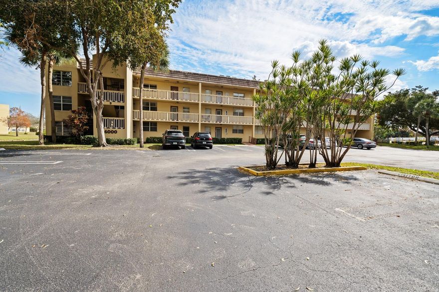 Beautifully remodeled, comfortable 3rd floor 2/2, fully upgraded in adult community, move right in.  Quiet, centrally located for all year living. Plenty of community amenities, pools, exercise room, clubhouse, transportation, great location close to highways and shopping.  Upgraded electrical panel, tankless water heater, stainless steel appliances, quartz counters, clean and bright with enclosed Florida room.  Extra features in the primary bath, fog free mirror and music speaker.  OK to rent after first year of ownership, maintenance includes water, sewer, garbage and cable. Laundry room, trash shoot on each floor. Association requires application, credit score and income verification; one owner must be 55+, building has reserves. A must show in an active community.