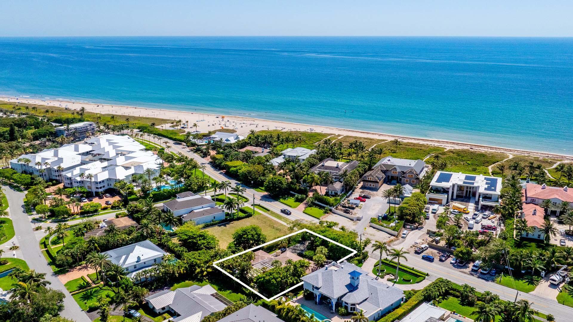 Welcome to 602 South Ocean Boulevard -- a truly rare and remarkable offering in the heart of Delray Beach's highly coveted seaside community. This prime parcel presents an extraordinary opportunity to create a custom estate just moments from the vibrant energy of downtown Atlantic Avenue and mere steps from the Atlantic Ocean. Measuring approximately 100 feet wide by 140 feet deep, this large lot is nestled along prestigious A1A and offers ample space to design and construct a significant residence -- all while enjoying the charm and a quintessential beachside lifestyle. Properties of this scale and proximity are exceedingly scarce, particularly those that combine such a generous footprint with unparalleled access to both the city and the sea.
