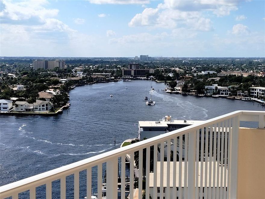 View! View! View! Beautiful Intra-coastal and ocean views from every room! Entire unit has been repainted and all new furniture Everything is new including beds The towels comforters and sheets also. . Will take 3 MTHS .Beach is right across the street. Water taxi next to building. The Xmas boat parade is the best view of any other building right from the balcony. Free trolly that picks you up and drops off in front of building. It takes you up and down ocean drive to restaurants and stores.