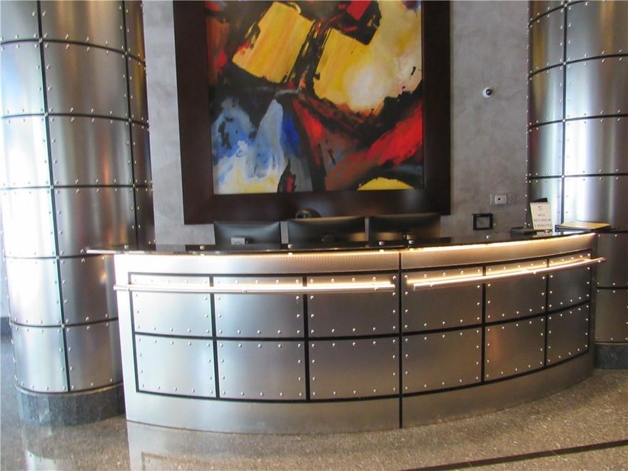 One of the most sought after units in the building. High floor, East exposure with ocean views from every window. Best location just steps off Las Olas Blvd. Prime building with rooftop infinity pool,  jacuzzi, bbq, sauna, fitness center, theatre and community room. 24/7 attendant, business center, valet parking. Walk to great restaurants and stores, bike to the beach, enjoy the riverwalk and water taxi. Interior features laminate floors, huge master bath with seperate shower and tub, split bedrooms, impact windows/doors. open kitchen with granite and ss appliances, full size washer and dryer and nearly new ac. Turnkey and ready for you to enjoy,  High speed internet and cablei ncluding HBO..
