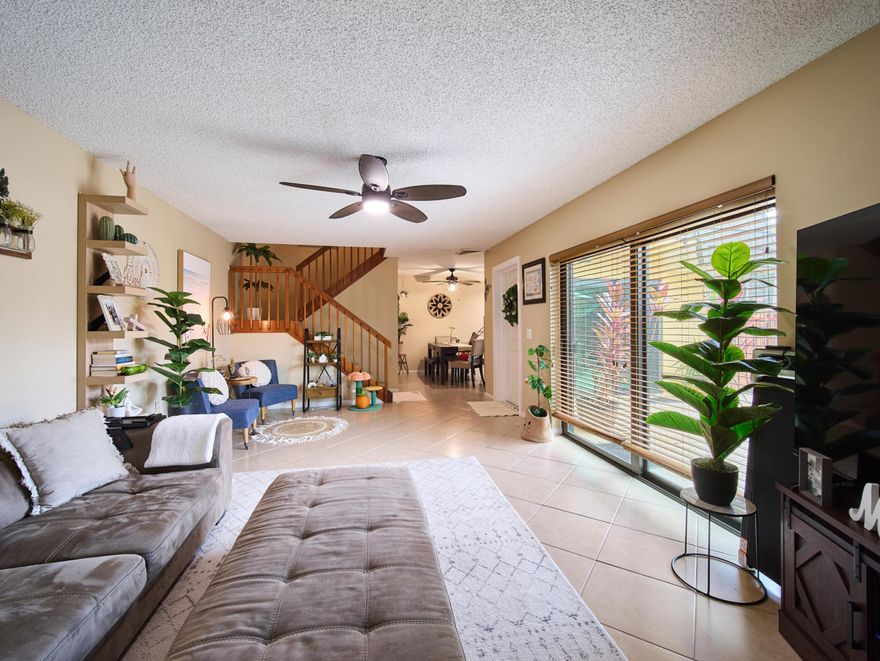 This cozy townhome offers 2 bedrooms and 2.5 baths, blending comfort and functionality in a well-designed layout. A spacious, sun-filled patio with sought-after southern exposure provides the perfect setting for relaxing after a long day or entertaining guests on the weekend. Recent updates include a brand-new A/C system, all four sliders have impact glass, and a roof replaced in 2018 - delivering worry-free living for the next homeowner. Ideally located just minutes from shopping, dining, and everyday conveniences, and only 10 minutes from vibrant downtown West Palm Beach, this residence offers both comfort and exceptional accessibility.