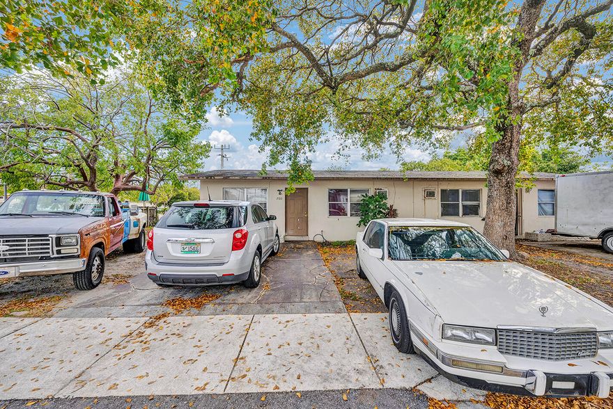 Investor Alert- Oakland Park Duplex! TWO 2 BR/1BA units, rented $1200 & $1300/month on month-to-month leases. With a little TLC, each unit could easily rent for $2000+! Great opportunity to add value and boost cash flow in a growing location. Don't miss out! Tenant occupied need advanced notice. Please don't walk the property without agent.