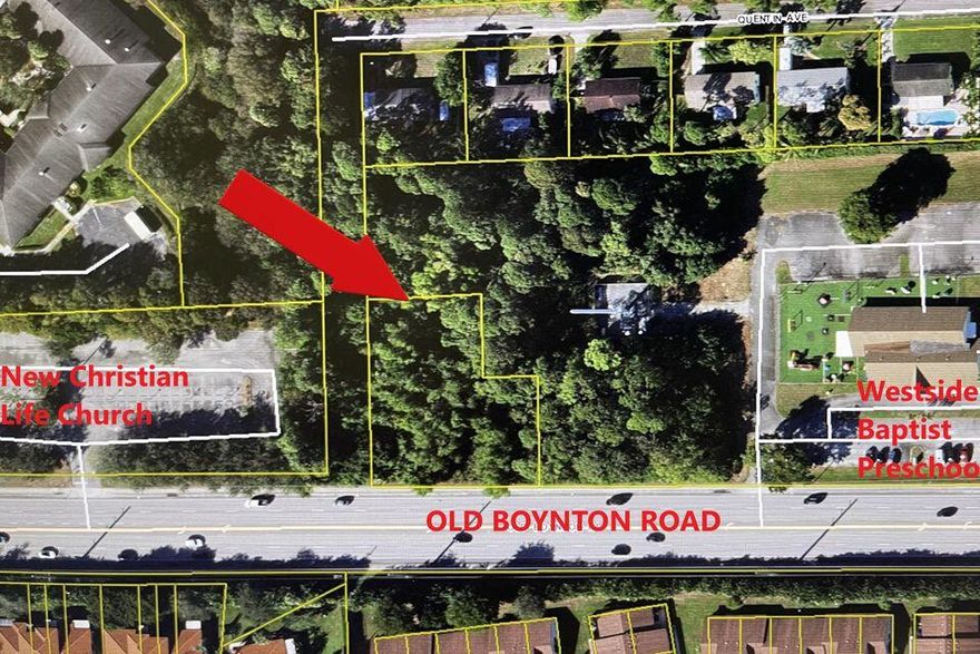 One of the great location to build your Home, business or another facilities on .53 Acres of land. One of the very busy roads in the City of Boynton Beach. Close to Boynton Beach Mall and I95 Interstate, Super Markets and many more.