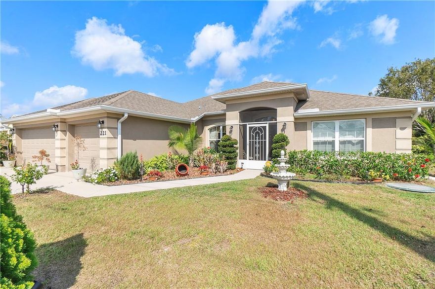 This lovely 4-bedroom, 3-bathroom home in Port St Lucie offers an open floor plan with natural light filling the living room. The modern kitchen has stainless steel appliances, ample counter space, and a breakfast bar overlooking the dining area. The spacious master suite features a large walk-in closet and a bathroom with a walk-in shower and soaker tub. The 3 additional bedrooms offer plenty of space for family and guests and share two additional full bathrooms, providing comfort and convenience for all. Step outside to the enclosed lanai, where you can enjoy indoor-outdoor living in the privacy of your own backyard. The home also features a rare 3-car garage, providing ample parking and storage space. Conveniently located near highways, shopping, and dining, with no HOA restrictions.