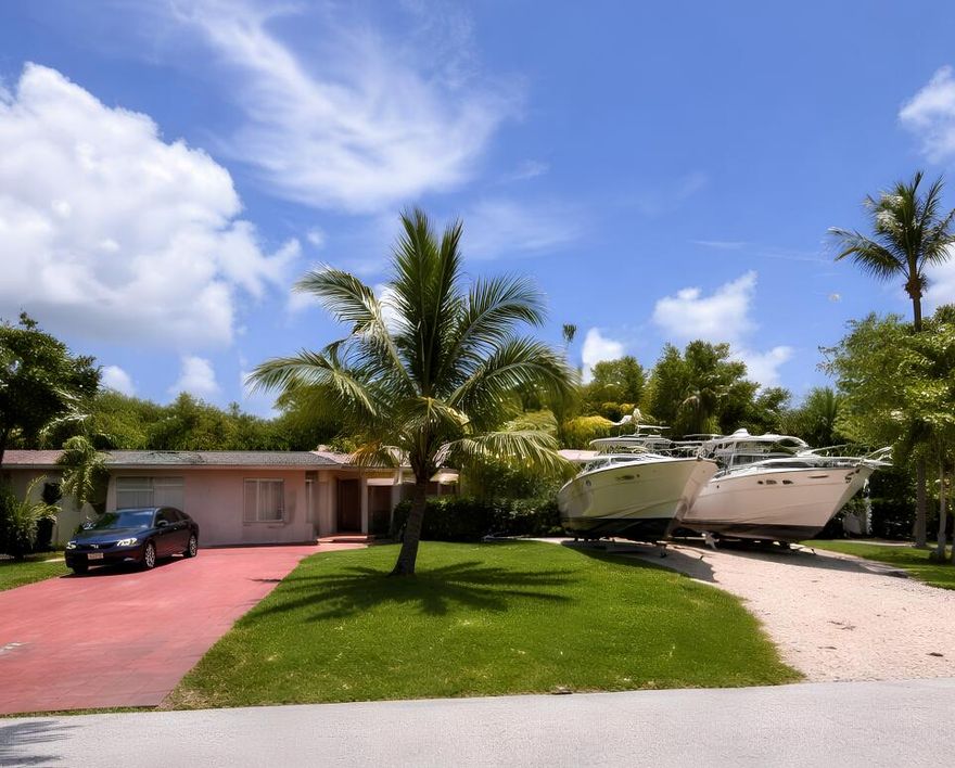 Welcome to your slice of South Florida living in the heart of Pompano Beach, where location, lifestyle, and income potential come together.  This beautifully maintained 4-bedroom, 3-bath home with a private entrance to a studio/in-law suite offers a rare opportunity for both homeowners and investors alike. The main residence features a bright, open layout with updated finishes, spacious living areas, and a functional flow designed for everyday comfort and entertaining.  Step outside to enjoy a yard with plenty of space for outdoor living. All located just mins from the newly revitalized Pompano Beach Pier, pristine beaches, and waterfront dining. This home places you right in one of South Florida's fastest-growing and most desirable coastal communities. Some images decluttered virtually. Buyer to verify all information, including but not limited to room sizes, zoning, rental restrictions, and income potential. Property includes a main residence (3/2) and an attached studio unit with a kitchenette and bath.