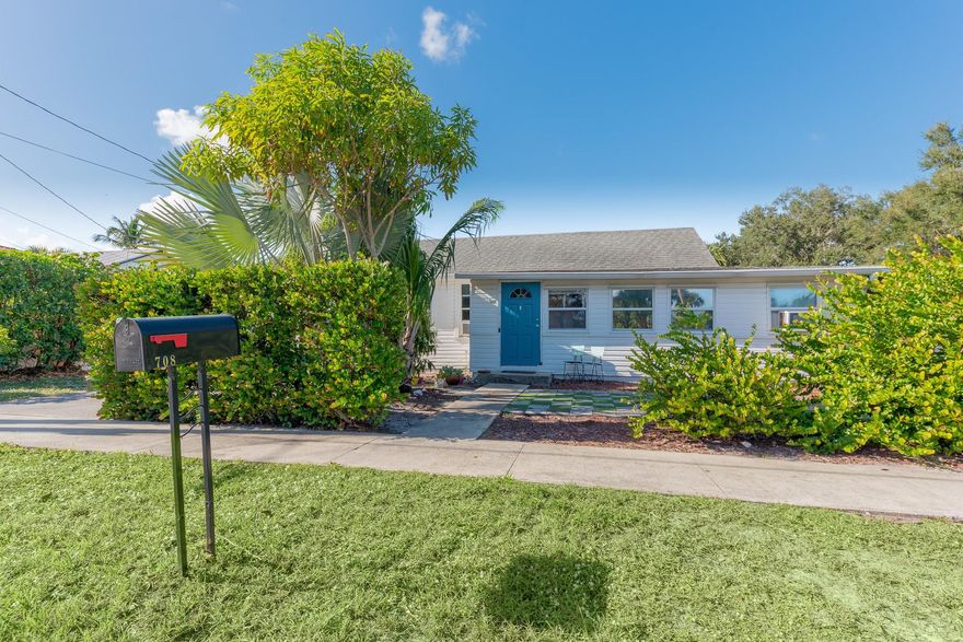 Don’t miss your opportunity to live in this beautiful sought after neighborhood. Built in 1910 this cottage has all of the charm you’ve been looking for as well as a great back yard with storage shed and a yoga hut A short walk to historic downtown Stuart’s restaurants, shops, & waterfront.. This is a wonderful chance to make this home your own or purchase for investment.