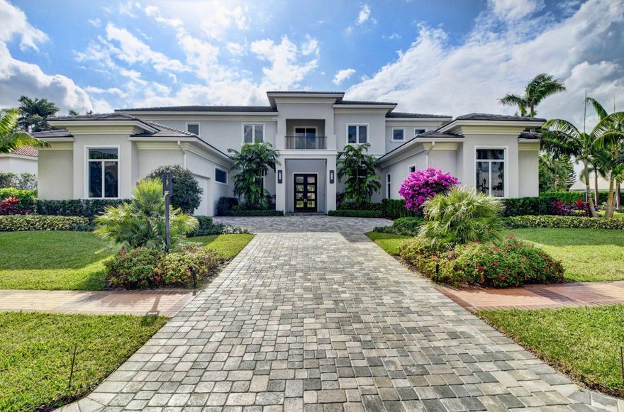 7661 Scarsdale Way is masterfully designed and constructed to perfectly fit its oversized .44 acre fairway lot. The home is stylish and modern featuring an elegant and contemporary Great Room layout with soaring 26-foot coffered ceilings. This magnificent 6,300 sq. ft. Estate Home includes 5 spacious bedrooms, 6 full baths, 2 powder rooms, den/office & bar, elevator, open concept entertaining areas, plus a 3-car plus golf cart garage. The finest materials, finishes and craftsmanship showcase this home with custom 24'' x 48'' white designer porcelain floors that add to the appeal and provide the neutral palette capable of handling all decorative touches. Furnished by Clive Daniels with immediate occupancy. More... 17661 Scarsdale Way is masterfully designed and constructed to perfectly fit its oversized .44 acre fairway lot. The home is stylish and modern featuring an elegant and contemporary Great Room layout with soaring 26-foot coffered ceilings. This magnificent 6,300 sq. ft. Estate Home includes 5 spacious bedrooms, 6 full baths, 2 powder rooms, den/office & bar, elevator, open concept entertaining areas, plus a 3-car plus golf cart garage. The finest materials, finishes and craftsmanship showcase this home with custom 24'' x 48'' white designer porcelain floors that add to the appeal and provide the neutral palette capable of handling all decorative touches. Furnished by Clive Daniels with immediate occupancy.

*Seller Will Pay the non-refundable portion of the St. Andrews Initiation Fee if buyer closes before.
July 1, 2020.*
The gourmet chef's kitchen features all high-end Thermador appliances, multiple ovens, convection cooktop, four foot galley sink workstation, 100 bottle wine cooler and a secret, hidden oversized pantry. The Master Suite includes a morning bar, separate his and her bathrooms, and a "her" closet measuring over 200 sq. ft. finished with all high-end details that must be seen to be believed.The upstairs features wide-planked hardwood floors, 4 additional en-suite bedrooms all with walk-in closets and a loft area that overlooks the Great Room below. Outdoors, the lushly landscaped property features a dramatic resort style pool,covered loggia with summer kitchen and golf course views beyond.Furnished by Clive Daniels with immediate occupancy. Membership to St Andrews CC is required at time of closing. Included in the monthly fee is a $50 per month assessment that is estimated to end in 2023.
ADDITIONAL FEATURES
Full House 48kw Generator
Control 4 Smart Home Automation System
Gas Pool Heater
Finished Closets Throughout
Hurricane Impact Glass Doors and Windows
Thermador Steam Oven
Thermador Induction Cooktop
Thermador Wine Cooler
Outdoor Lighting
4 Zone High Efficiency Trane AC's
Outdoor Barbecue
Electrolux Washer/Dryer Package
Central Vacuum throughout
Large Utility Room with Extra Storage
Resort Style Pool with built in heated spa and sun shelf
100" Linear Fireplace
Integrated Speaker System in Main Rooms and Master
Builder's One Year Warranty