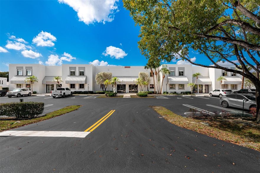 Prime Location!! Modern Two-Story Light Industrial Office/Warehouse Located Directly On Coral Ridge Drive—One OfThe Most Desirable And High-Traffic Areas In Coral Springs. This Impressive Property Features Over 4,129±Square Feet Of Fully Air-Conditioned Workspace With 18-Foot Ceilings, Grade-Level 10x10 Roll-Up Door. Inside,You’ll Find Five Spacious Private Offices With The Potential To Add More, Two Bathrooms, And A Modern Kitchen,Nine Assigned Parking Spaces With Plenty Of Overflow Parking. Also Available Are Additional Adjacent Units—One Approximately 9,351± Sq Ft, 4335 +/- Sq Ft And 5016 +/- SqFt Providing For Possible Expansion. The Owner Is Open To Rental Options And Possibly Lease Option. Minutes To Sawgrass Expressway And Turnpike, A Must See For Any Business!!