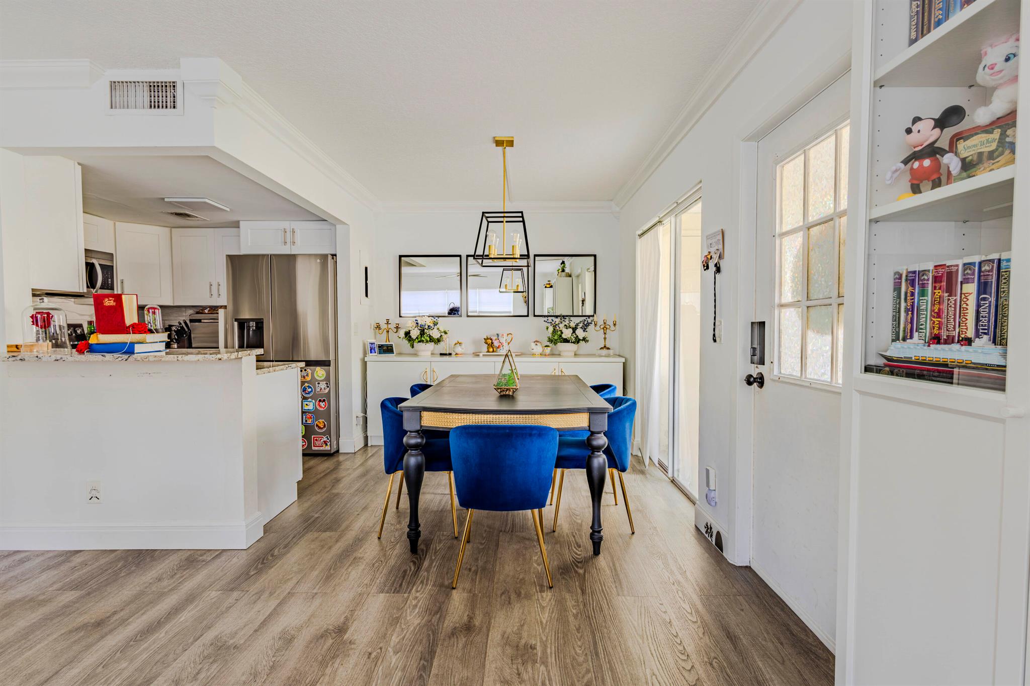 Move-In Ready with Modern Upgrades!Beautifully updated home with new roof (2024, HOA), all kitchen appliances & cabinets (2021), washer/dryer (2022), and bathroom vanities (2021). Features cordless window shades, new kitchen faucet & garbage disposal (2025), and patio pavers (2024). HOA ($370/mo) covers roof, landscaping, irrigation, and walkway/pool area cleaning. Enjoy community pool & hot tub--low-maintenance living at its best!