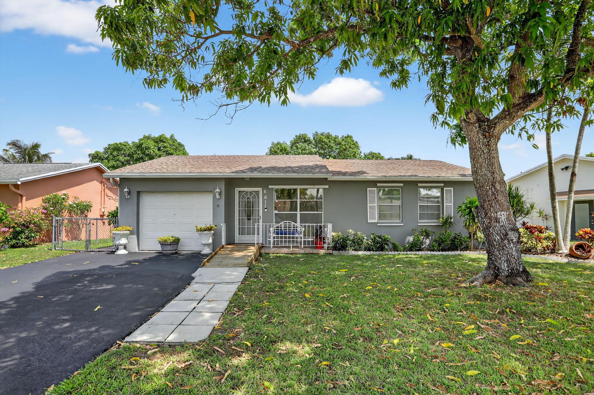 Discover a fantastic opportunity for South Florida living with this charming 3-bedroom, 2-bathroom home in a well-established Margate neighborhood. Located conveniently just off 441, this property is a commuter's dream, offering easy access to major highways, zoned schools, and all the shopping, dining, and parks that Broward County has to offer.This home is in good condition and has been well-maintained, providing a perfect foundation for you to add your personal touches. The spacious floor plan offers a seamless flow for everyday life and entertaining. The well-appointed kitchen is a true highlight, featuring timeless granite countertops and sleek stainless