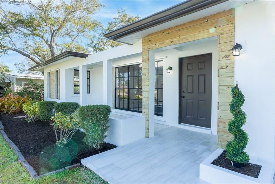 Located in the coveted neighborhood of Sandpiper Bay, this stunning one-story residence offers a meticulous renovation perfect to today’s modern family. Sitting on a 13,000SF lot, this property offers an abundance of yard space along with mature trees and decorative landscaping. Notice the brand-new roof and upgraded wood accents as you step inside to find beautifully designed living areas equipped with light sand luxury vinyl and recessed lighting throughout. The designer kitchen boasts new wood cabinets with soft close doors, white quartz countertops, and a stainless-steel appliance package. Make your way to your new spa like bathrooms featuring porcelain wall tiles, decorative mosaic accents, and modern finish fixtures. NO HOA, NO RESTRICTIONS, this is a MUST SEE!! Meticulously renovated one-story home featuring a 13,000SF lot, brand new roof, new plumbing, new electrical, modern finishes, and perfect floor plan.