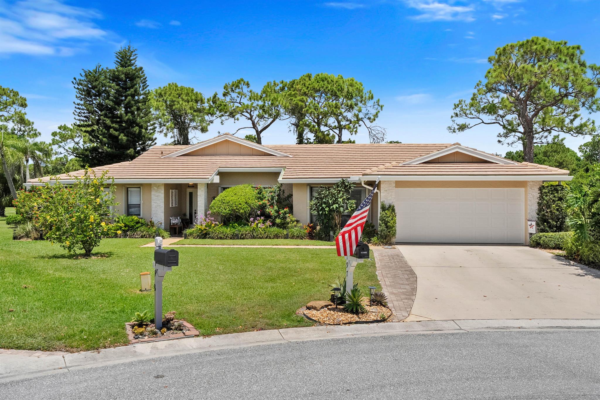 Welcome to this inviting 3-bedroom, 2-bathroom home nestled in the desirable Heronwood gated community of Palm City, FL. This residence boasts a beautifully renovated interior, featuring modern finishes with stainless steel appliances Its an open layout perfect for both relaxation and entertainment. Enjoy the stunning oversized 50 x 38, screen-enclosed saltwater pool area that provides a private oasis for sunbathing, swimming, and hosting gatherings. One of the largest lots in Heronwood with lush landscaping, this home offers a serene atmosphere with lovely golf course views, allowing you to enjoy the beauty of the greens without the obligation to join the golf club. Don't miss the opportunity to make this beautiful house your new home!