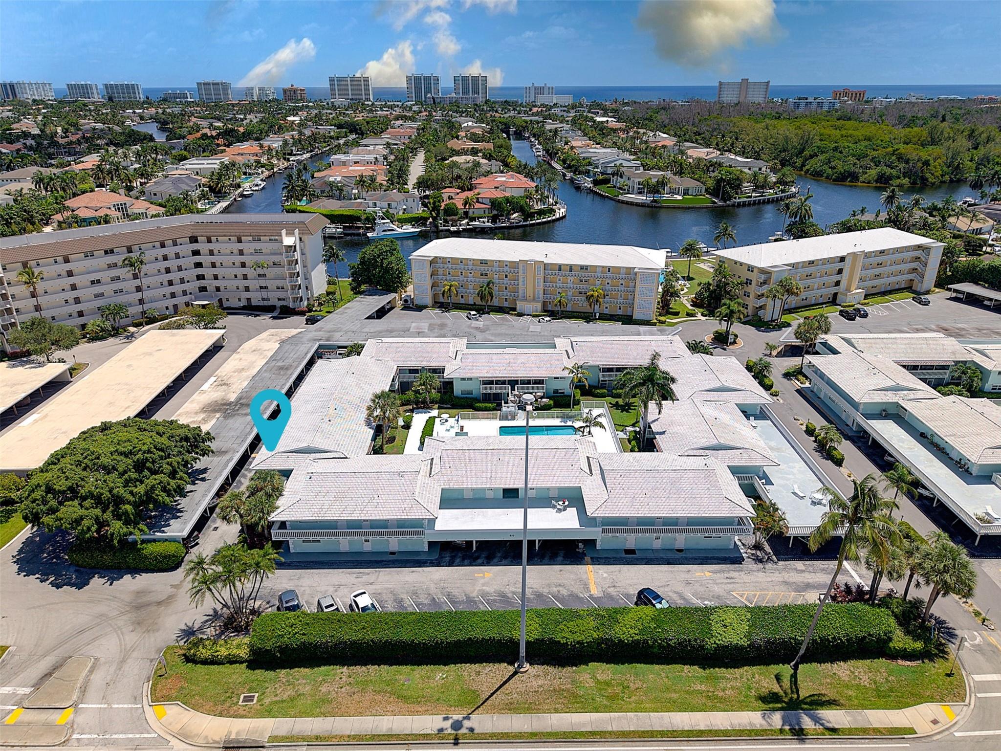 Discover the perfect South Florida lifestyle at this 2-bedroom, 2-bath ground-floor condo, located in a boutique 2-story community—meaning it is not subject to the new Florida condo regulations! Enjoy a prime East Deerfield Beach location, just minutes from the shoreline, the International Fishing Pier, the Intracoastal, and a wide variety of waterfront dining, shopping, and entertainment. Inside, you’ll find a spacious layout with a screened patio to relax and unwind, plus the convenience of your own covered parking spot. The community offers a sparkling pool, perfect for soaking up the Florida sun. Whether you’re looking for a primary home or vacation getaway, this condo delivers unbeatable location, value, and lifestyle.