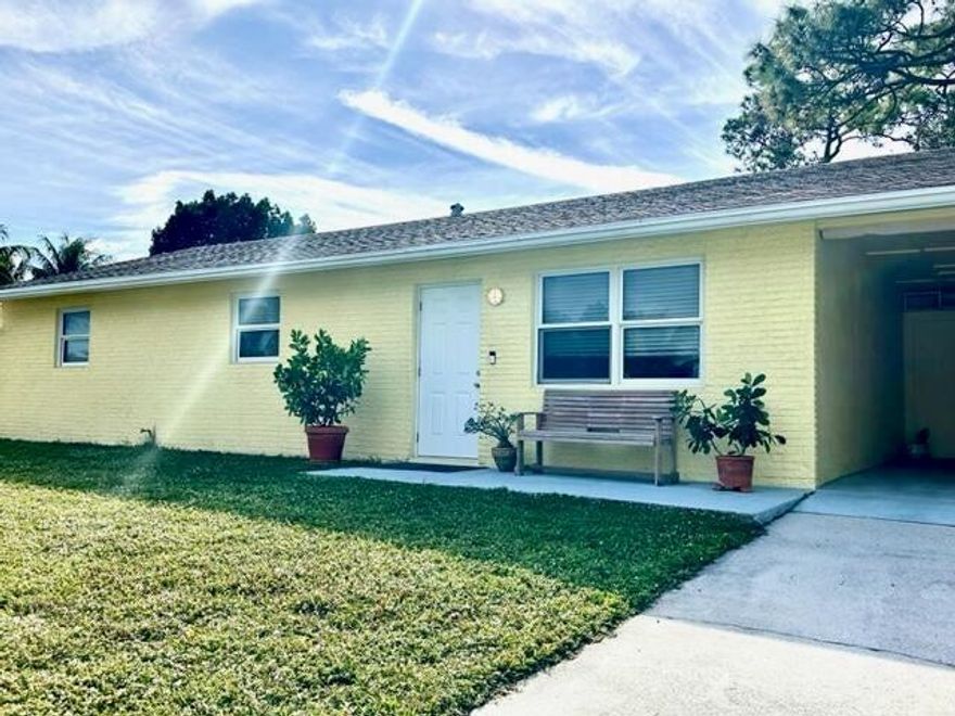 Nestled in the vibrant heart of Palm Beach Gardens, this delightful single-family home is a true gem offering the epitome of comfort and convenience. Situated amidst renowned golf courses, exquisite dining establishments, and only a short 15-minute drive to downtown West Palm Beach and the airport, this location is a gateway to the best of South Florida living. Featuring three bedrooms, two baths, and a convenient carport, this home embodies modern elegance. The spacious, fenced backyard provides ample space for relaxation, play, and entertaining--a perfect haven for both kids and pets. Meticulously updated, the home boasts a stylish interior adorned with granite countertops and gleaming stainless-steel appliances, creating a welcoming atmosphere for all.