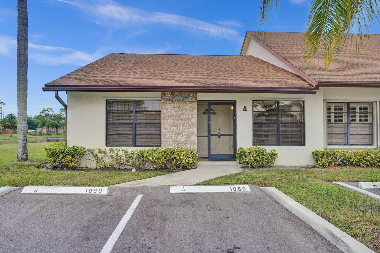 This end unit villa features approximately 1,260 square feet of living space with 3bedrooms and 2 baths. The spacious layout is complemented by a well-maintained exterior, creating a tranquil and inviting atmosphere. The convenient location offers easy access to the surrounding area, while the spacious grounds and lush landscaping provide a serene and scenic setting.The main living area and primary bedroom are tiled, for easy maintenance. The screened patio, and private fenced yard provide a tranquil area for relaxing. The roof and A/C were replaced in 2020. Panel shutters provide storm protection. Centrally located, all age community. Low HOA includes lawn care, pool, and tennis. Pet-friendly (up to 40 lbs.) Ready to move in or make it your own!