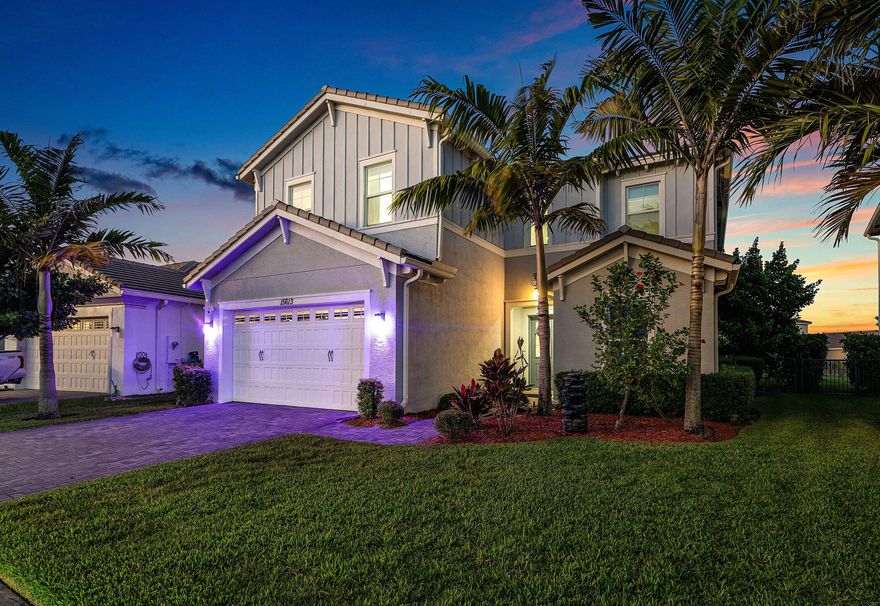 Exceptional residence with a unique financing opportunity: This property may qualify for an assumable VA loan for eligible buyers, offering the potential to secure a below-market interest rate in today's environment. Spanning 3,234 square feet, the home features a spacious layout with a second bedroom en-suite, an additional downstairs den, and upstairs loft. Ideal for guests, extended family, or a private, well-appointed office. A bright, open-concept is complemented by modern finishes and thoughtfully designed living spaces. Located in the desirable community of Westlake, residents enjoy exclusive access to Adventure Park, featuring resort-style amenities, basketball courts, a paw park, BMX track, and more; offering a vibrant lifestyle with convenient access to shopping and dining.  This is more than just a home, it's an opportunity to step into comfort, convenience, and long-term value, all in one of Palm Beach County's most sought-after communities.  A rare offering where smart financing meets exceptional living.