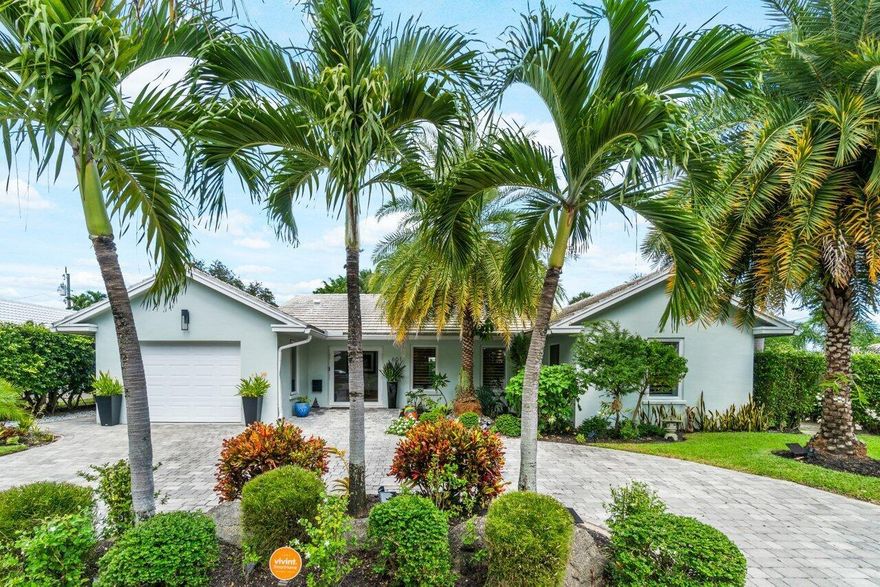 Absolutely stunning, brand new renovation down to the studs in sought after Camino Gardens! 3 bedroom 3 bathroom home on a huge corner lot offering great privacy. All new French Oak wood floors, all PGT HURRICANE impact windows and doors, all new kitchen with quartz counter tops and Bertazzonni Italia appliances, all 3 bathrooms remodeled with porcelain tiles and glass shower doors, smooth ceilings with squared high hats throughout, All rooms have custom closets, Plantation shutters on all windows, Stiebel Eltron tankless water heater, spacious covered and pavered outdoor patio, Delta & Brizzo faucets, GE washer & Dryer, new flat roof - 2021, all new PVC plumbing to the main street connection, HVAC - 2018 3.5 ton 10 seer Carrier unit with UV light purifier, All new drywall, All new attic installation, 220 amp electrical panel, Pre wired for CTV/internet, and much more! This is an absolute must see home!